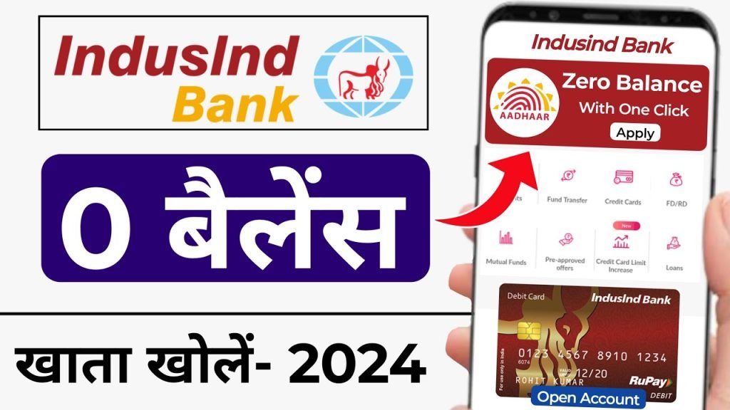 Indusind Bank Account Opening Online 2024 | Indusind Bank Zero Balance Bank Account Opening Online